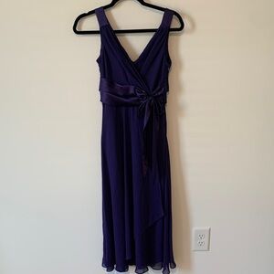 Evan Picone Deep Purple midi semi formal  Dress size 4